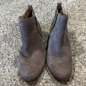 Lucky Brand Brown Suede Ankle Boots